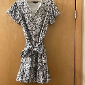 INC black and white dress